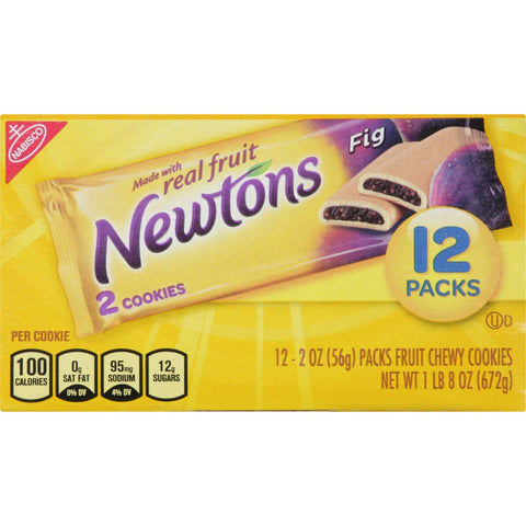 Fig Newton Single Serve - 2 oz. pack, 48 per case