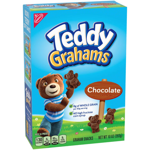 Teddy Grahams Chocolate - 10 oz. box, 6 per case