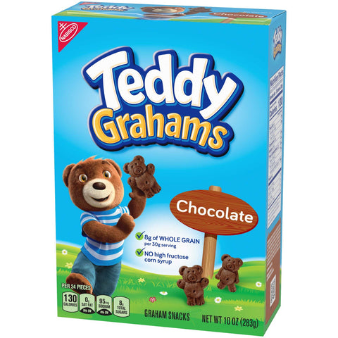 Teddy Grahams Chocolate - 10 oz. box, 6 per case