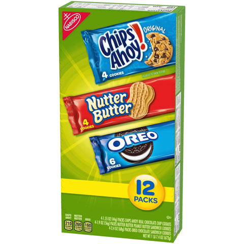 Nabisco Single Serve Variety Cookies -- 98 per case