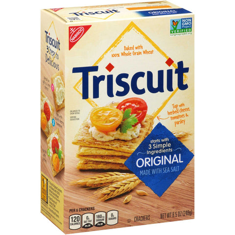 Nabisco Triscuit Original Crackers, 8.5 Ounce -- 12 per case.