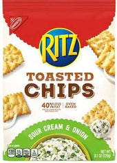 Nabisco Sour Cream and Onion Toasted Chips, 8.1 Ounce -- 6 per case.