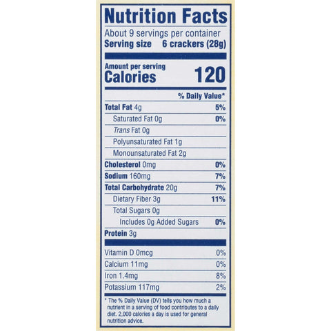 Triscuit Dill Sea Salt and Olive Oil Cracker, 8.5 Ounce -- 6 per case.