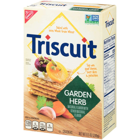 Triscuit Garden Herb Cracker, 8.5 Ounce -- 6 per case.