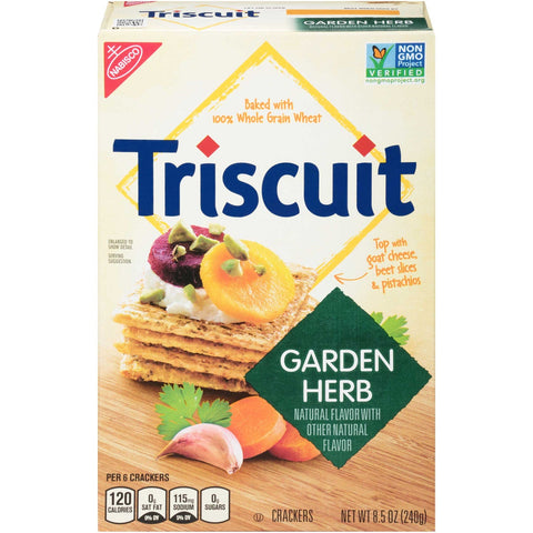 Triscuit Garden Herb Cracker, 8.5 Ounce -- 6 per case.