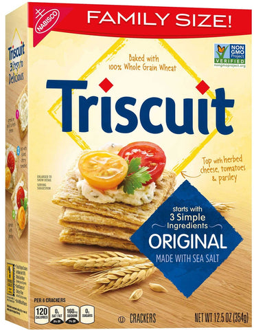 Triscuit Original Cracker, 12.5 Ounce -- 12 per case.