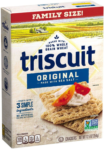 Triscuit Original Cracker, 12.5 Ounce -- 12 per case.