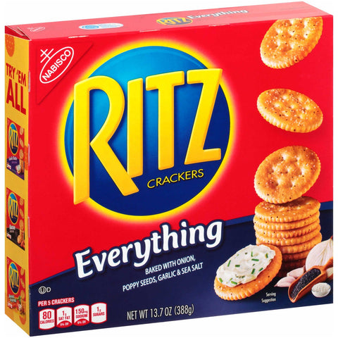 Ritz Everything Cracker, 13.7 Ounce -- 12 per case