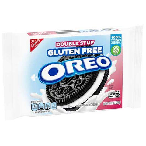 Oreo Gluten Free Double Stuff Sandwich Cookie, 14.03 Ounce -- 12 per case