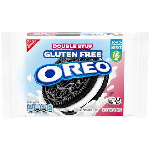 Oreo Gluten Free Double Stuff Sandwich Cookie, 14.03 Ounce -- 12 per case