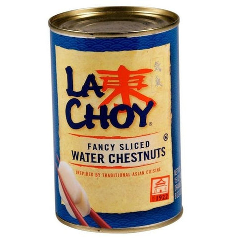 La Choy Fancy Sliced Water Chestnuts, 15 Ounce -- 12 per case