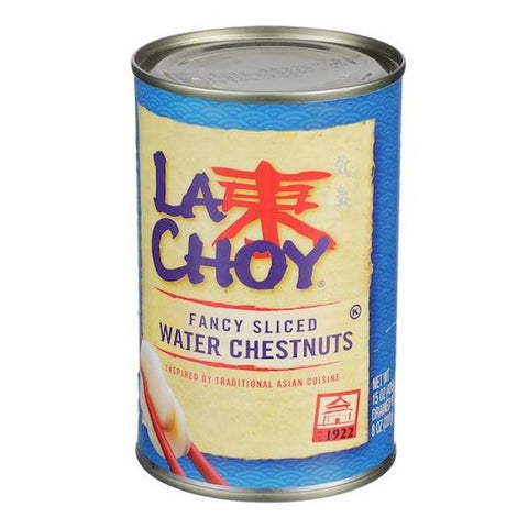 La Choy Fancy Sliced Water Chestnuts, 15 Ounce -- 12 per case
