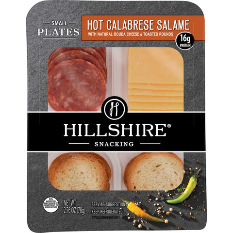 Hillshire Snacking Small Plates Hot Calabrese Salame, 2.76 Ounce -- 12 per case.