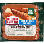 Hillshire Farm Beef Smoked Sausage Link, 13.5 Ounce -- 12 per case.