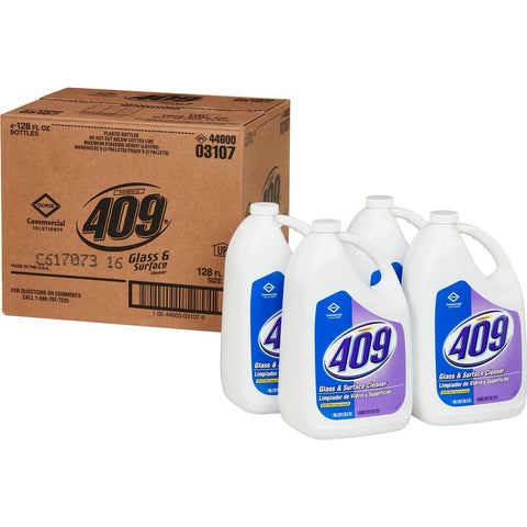 Commerical Solution 409 Glass & Surface Cleaner Refill bottles, 4 Case -- 128 Ounce