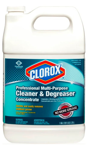 Clorox Commercial Solutions Multi Purpose Cleaner and Degreaser, 128 Fluid Ounce -- 4 per case