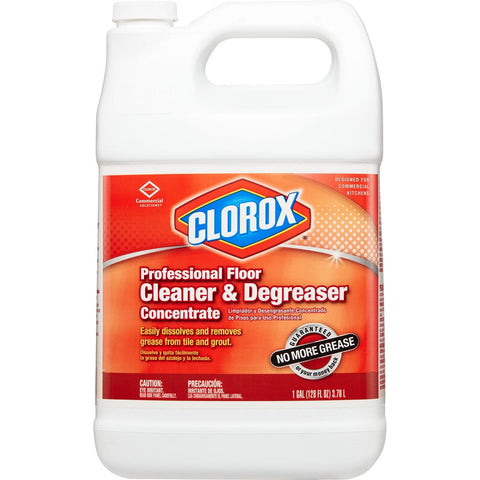 Clorox Commercial Solutions Floor Cleaner Concentrate, 128 Fluid Ounce -- 4 per case.