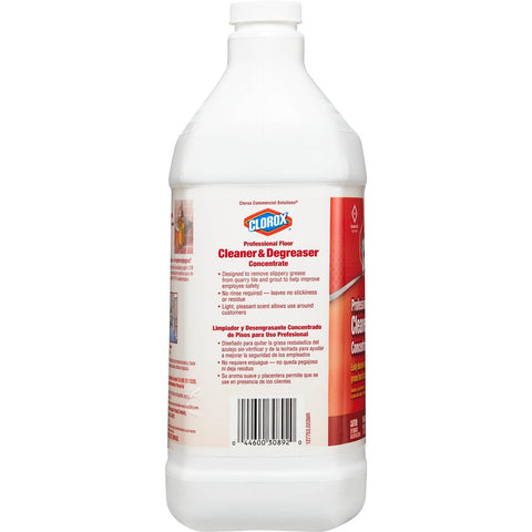 Clorox Commercial Solutions Floor Cleaner Concentrate, 128 Fluid Ounce -- 4 per case.