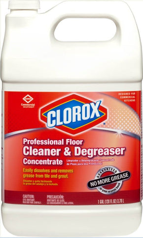 Clorox Commercial Solutions Floor Cleaner Concentrate, 128 Fluid Ounce -- 4 per case.