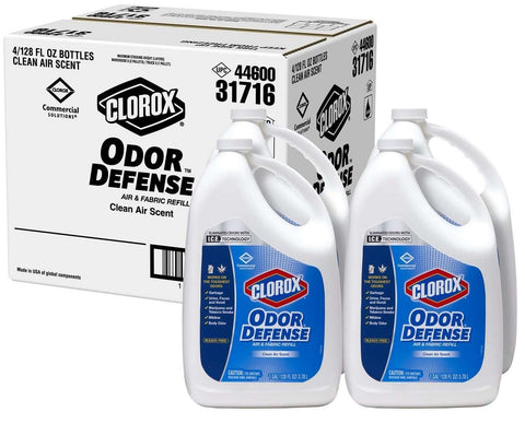 Odor Defense Commercial Solutions Air and Fabric Spray Refill, 128 Fluid Ounce -- 4 per case