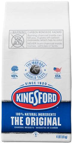 Kingsford Original Charcoal Briquettes, 4 Pound -- 6 per case.