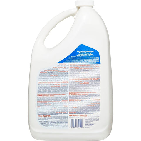 Clorox Clean Up Commercial Solutions Disinfectant Cleaner with Bleach, 128 Fluid Ounce -- 4 per case.