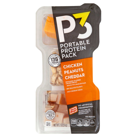 P3 Chicken with Cheese Convenience Meal, 2 Ounce -- 10 per case.