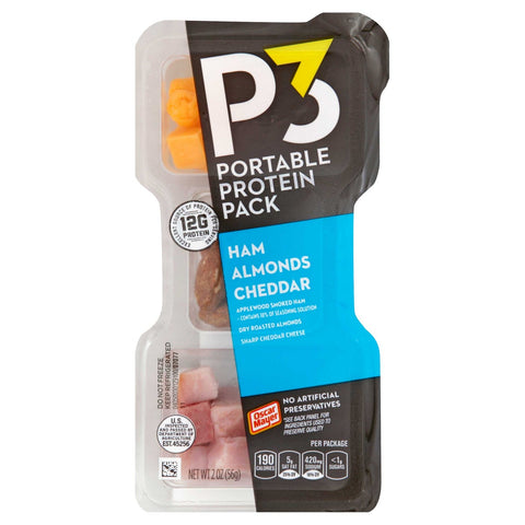 P3 Ham and Cheese Convenience Meal, 2 Ounce -- 10 per case.