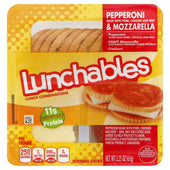Lunchable Pepperoni Mozzarella Entree, 2.25 Ounce -- 16 per case.