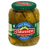 Claussen New York Deli Style Half Sour Whole Pickle, 32 Ounce -- 12 per case