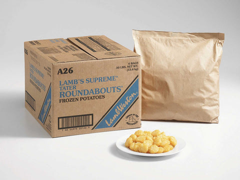 Lamb Weston Supreme Hash Browns and Formed Potato Puf Ettes, 4 Pound -- 6 per case.