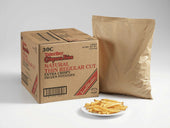 Lamb Weston Taterboy Crispura Natural Thin Regular Cut Potato Fry, 5 Pound -- 6 per case.