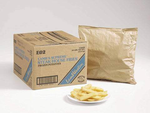 Lamb Weston Supreme Steak House Potato French Fry, 5 Pound -- 6 per case.