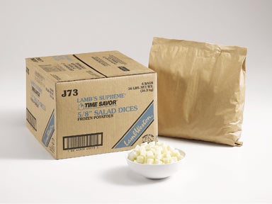 Time Savor Salad Dices - 6 lb. package, 6 packages per case