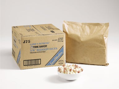 Time Savor Red Skin Salad Dices - 6 lb. package, 6 packages per case