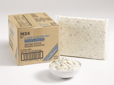Lamb Weston Supreme Bistro Style Redskin Mashed Potato, 4 Pound -- 6 per case.