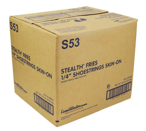 Lamb Weston Stealth Natural Shoestring Cut French Fry, 6 Pound -- 6 per case.