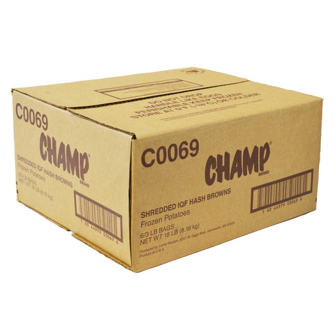 Champ Hashbrowns Potatoes, 3 Pound -- 6 per case