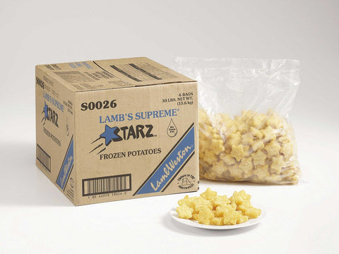 Lamb Weston Starz Hash Browns and Formed Potato, 5 Pound -- 6 per case.