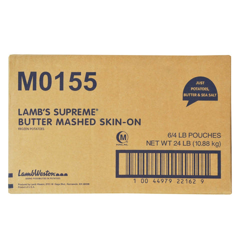 Lamb Supreme Skin On Butter Mashed Potatoes, 4 Pound -- 6 per case.