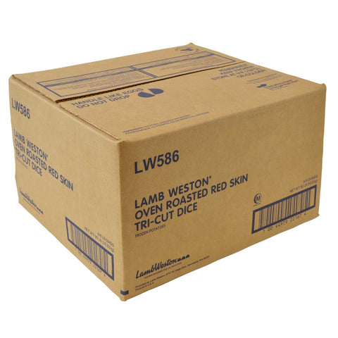 Lamb Weston Oven Roasted Red Skin Tri Cut Dice Potato, 6 Pound -- 6 per case.