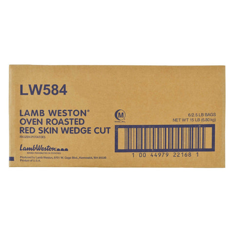 Lamb Weston Oven Roasted Red Skin Wedge Cut Potatoes, 2.5 Pound -- 6 per case