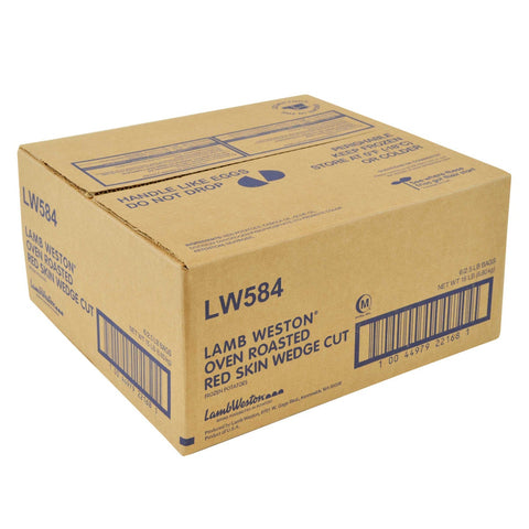 Lamb Weston Oven Roasted Red Skin Wedge Cut Potatoes, 2.5 Pound -- 6 per case