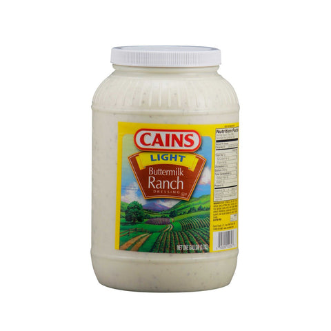 Cains Light Ranch Dressing, 1 Gallon -- 4 per case.