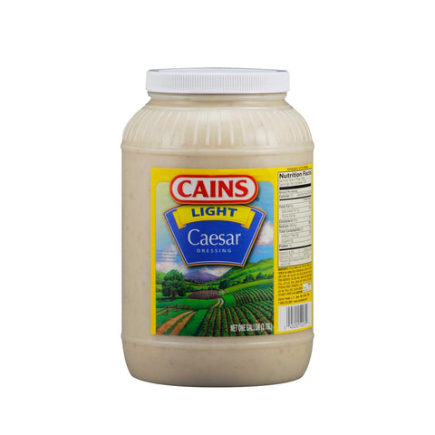 Cains Light Lemon Garlic Caesar Dressing, 1 Gallon -- 4 per case.