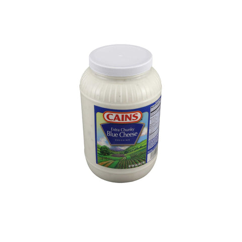 Cains Extra Chunky Bleu Cheese, 1 Gallon -- 4 per case.