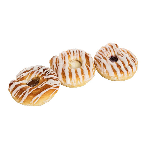 Pennant Foods Demi Crown Variety Danish, 1.25 Ounce -- 72 per case.