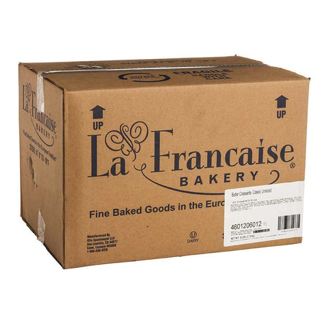 La Francaise European Extra Large Butter Closed Croissant, 3 Ounce -- 32 per case.