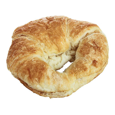 Pennant Foods Jumbo Sliced Curved Butter Croissant, 4 Ounce -- 32 per case.