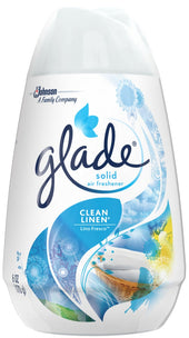 Glade Clean Linen Solid Air Freshener, 6 Ounce -- 12 per case.